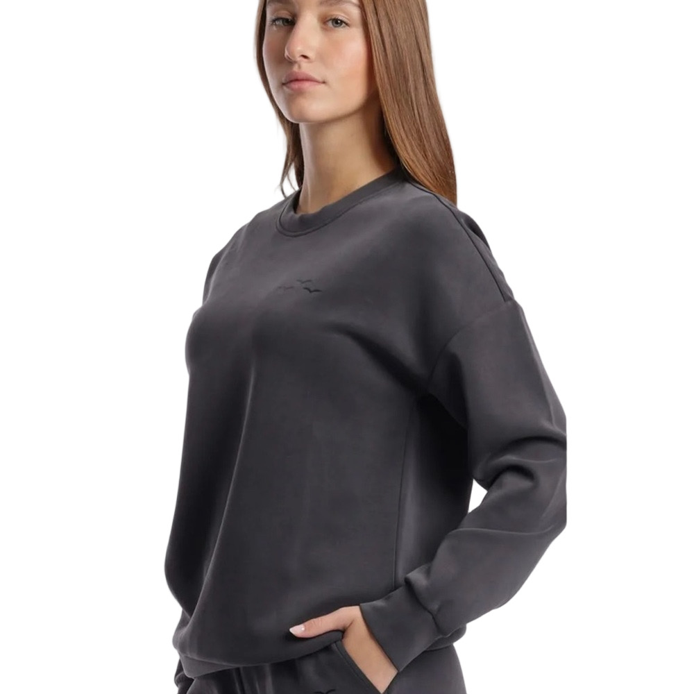 66 LAZYPANTS Black Crewneck Sweatshirt Ladies Size Medium 🇨🇦